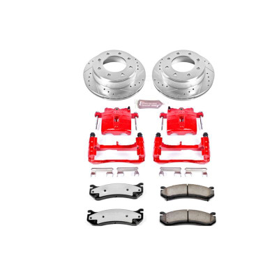 Power Stop 03-09 Hummer H2 Rear Z36 Truck&Tow Kit w/Cals - KC2036A-36 Photo - Primary