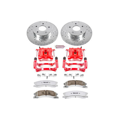 Power Stop 99-04 Jeep Gr& Cherokee Front Z26 Street Kit w/Cals - KC2149-26 Photo - Primary
