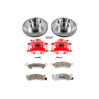 Power Stop 91-92 Oldsmobile Custom Cruiser Front Z26 Street Kit w/Cals - KC2936-26 Photo - Primary