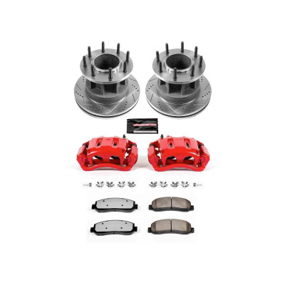 Power Stop 07-11 Ford F-350 Super Duty Front Z36 Truck & Tow Kit w/Cals - KC4595-36 Photo - Primary