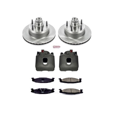 Power Stop 94-02 Ford E-150 Econoline Club Wagon Front Autospecialty Kit w/Cals - KCOE1832 Photo - Primary