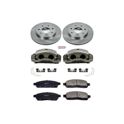 Power Stop 06-08 Lincoln Mark LT Front Autospecialty Kit w/Cals - KCOE1946A Photo - Primary