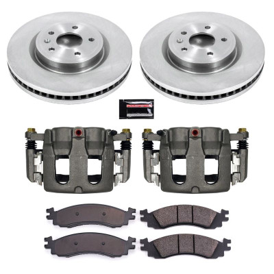 Power Stop 11-12 Ford Taurus Front Autospecialty Kit w/Cals - KCOE5581 Photo - Primary