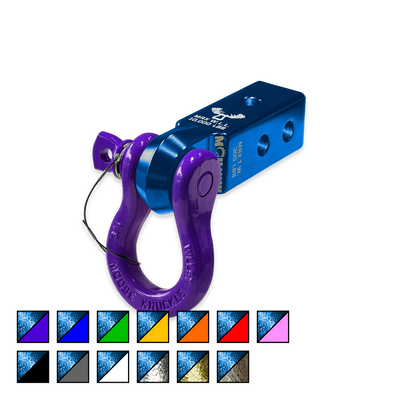 Moose Knuckle Offroad B'oh 3/4 Spin Pin Shackle and Mohawk 2.0 Receiver Combo FN000036-001