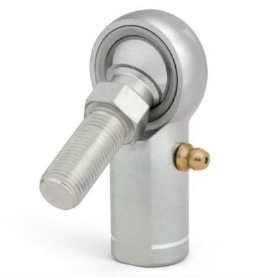 QA1 H Series 3-Pc Rod End - Female/Left Hand - .5in Bore x 1/2-20 w/Stud & Zerk - Alloy Steel - HFL8SZ Photo - Primary