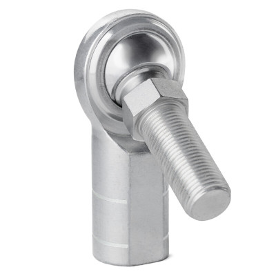 QA1 C Series 2-Pc Rod End - Female/Left Hand - 6mm Bore x M6x1.0 w/Stud - Carbon Steel - MCFL6S Photo - Primary