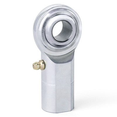 QA1 C Series 2-Pc Rod End - Female/Right Hand - 12mm Bore x M12x1.75 w/Zerk - Carbon Steel - MCFR12Z Photo - Primary