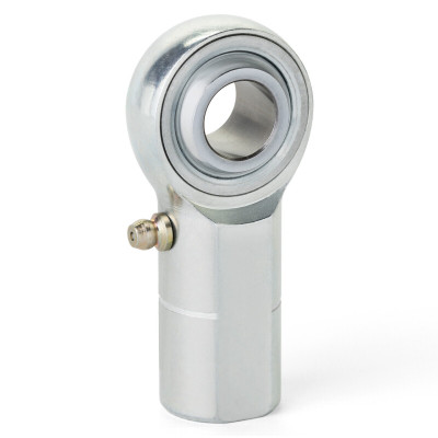 QA1 H Series 3-Pc Rod End - Female/Right Hand - 16mm Bore x M16x1.5 w/Zerk - Alloy Steel - MHFR16Z-1 Photo - Primary