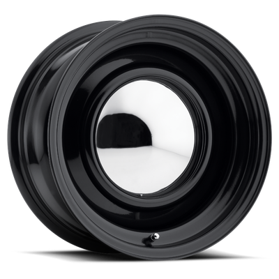 Raceline Black 15X6 5X5/5.5 (3.7In BS) Smoothie Wheel w/Cap - 61B-56093 Photo - Primary