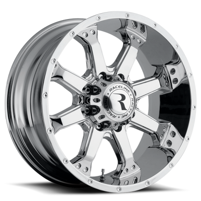 Raceline 991C Assault 16x8in / 5x127 BP / 0mm Offset / 78.1mm Bore - Chrome Wheel - 991C-68050-00 Photo - Primary