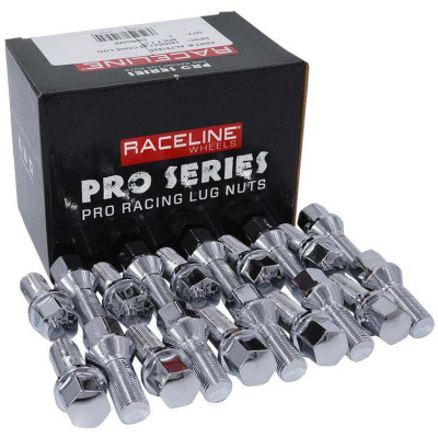 Raceline 12x1.25 1.3in Chrome Lug Bolts (Set of 20) - L791821MNV Photo - Primary