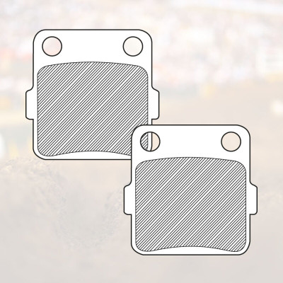 Renthal 86+ Honda CR/ CRF / TRX/ 88+ Kawasaki KX/ KFX / 87-13 Yamaha Frt/ Rr Works Brake Pads - BP-102 Photo - Primary