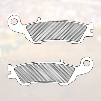 Renthal 07+ Yamaha YZ125-450/ WR250-450 Front Works Brake Pads - BP-106 Photo - Primary