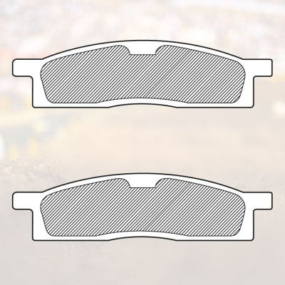 Renthal 18+ Yamaha YZ65-85/ TTR 125 Front / Rear Works Brake Pads - BP-109 Photo - Primary
