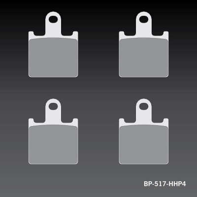 Renthal 08+ Kawasaki ZX600 / ZX 1400/ ZG 1400 Front RC-1 Sports Brake Pads - BP-517-HHP4 Photo - Primary
