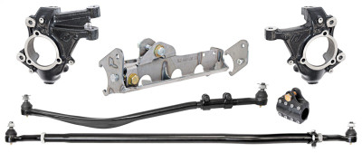 RockJock JL/JT Currectlync High Steer kit for Ram Assist. w/ Knuckles Drag link, Tie Rod, Hardware - RJ-440000-101 Photo - Primary