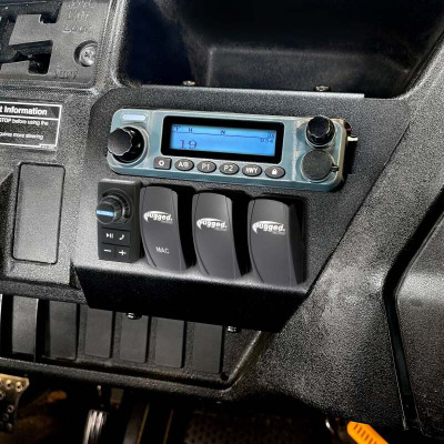 Rugged Radios Honda Pioneer Comp Comm Kit w/ BT 2-Way Radio STX Remote Head Intercom/ G1 GMRS - PIONEER-STX-RS-G1-HK Photo - Primary
