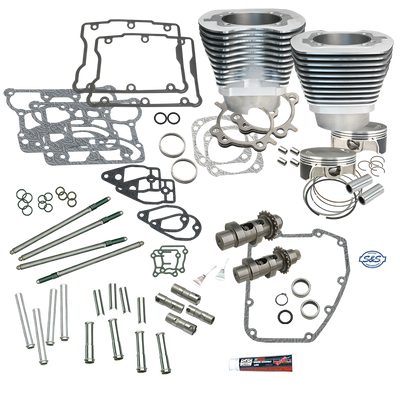 S&S Cycle 2007+ BT 106in Big Bore Hot Set Up Kit w/o Cylinder Heads - 900-0355 Photo - Primary
