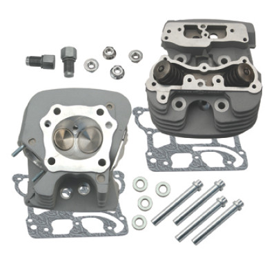 S&S Cycle 2006 Dyna 91cc .032in Manifold Surface Cylinder Heads - Silver - 900-4278 Photo - Primary