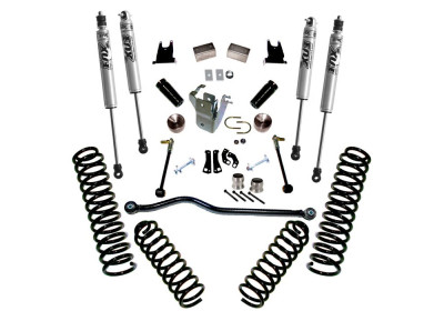 Superlift 07-18 Jeep Wrangler JK 2 Door 4in Lift Kit w/ Fox Shocks - K927F Photo - Primary