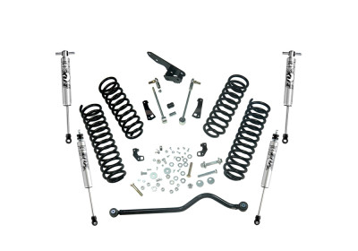 Superlift 07-18 Jeep Wrangler JK Unlimited 4in Lift Kit w/ Fox Shocks - K941F Photo - Primary