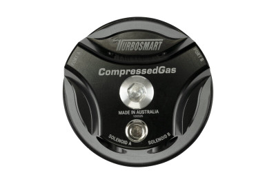Turbosmart GenV Compressed Gas Solenoid WG45/WG50 Cap - Black - TS-0550-3167 Photo - Primary