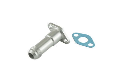 Turbosmart 38.1mm 10AN 75mm Extended Oil Drain - Silver - TS-199-3007 Photo - Primary