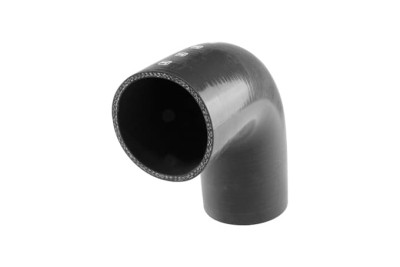 Turbosmart 2.75in-3.00in Silicon Hose 90 Reducer Elbow - Black - TS-HRE9275300-BK Photo - Primary
