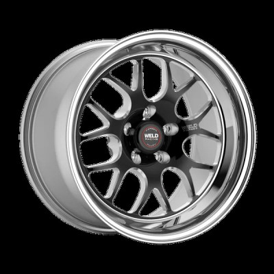 Weld S77 17x7 / 6x5.5 BP / 4.2in. BS Black Wheel 3.540 ID (Low Pad) - Non-Beadlock - 77LB7070E42A Photo - Primary