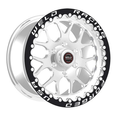 Weld S77 HD 20x5.0 / 6x139.7 BP / 2.5in. BS Polish Wheel (Low Pad) - Non-Beadlock - 77LP0050E25A Photo - Primary