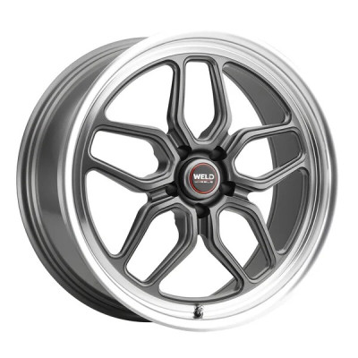 Weld S108 22X12 Laguna 5X127 ET06 BS6.75 Gloss Gun Diamond Lip 78.1 - S10822073675 Photo - Primary