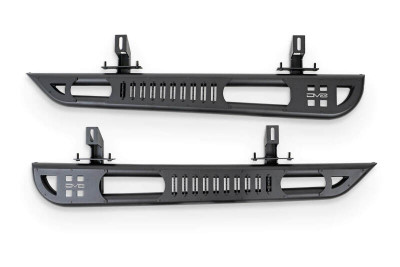 DV8 Offroad 2018+ Jeep Wrangler JL 2-Door Bolt-On OE Plus Side Steps - SRJL-10 Photo - Primary