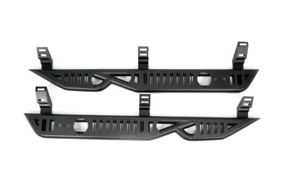 DV8 Offroad 24-25 Toyota Land Cruiser OE Plus Side Steps - Black Steel - SRTL4-01 Photo - Primary
