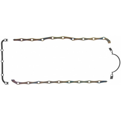 Fel-Pro Ford F-150 OS 13811 C Engine Oil Pan Gasket Set Blue Stripe cork-rubber - OS13811C Photo - Primary