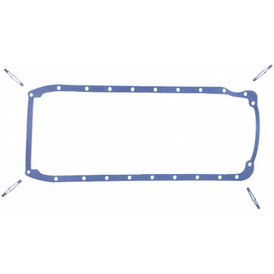 Fel-Pro Oil Pan SnapUps Included Engine Oil Pan Gasket Set PermaDryPlus rigid carrier - OS30061T Photo - Primary
