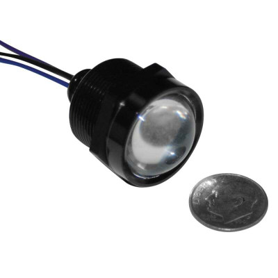 Letric Lighting Royal Flsh Led 1in Blk/Wt/Amb - LLC-RFBB-WAS Photo - Primary