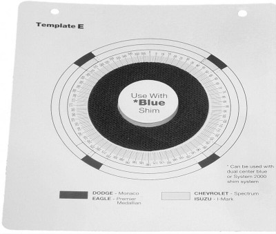 MOOG Indexing Plastic Templates E - Eagle / Geo / Festiva / Isuzu Service Tool - T40236 Photo - Primary