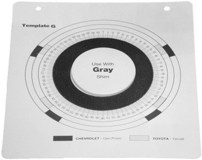 MOOG Indexing Plastic Templates G - Nova / Toyota Service Tool - T40238 Photo - Primary