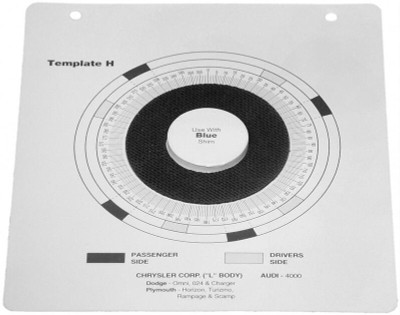 MOOG Indexing Plastic Templates H - Omni / Horizon and Audi 4000 Service Tool - T40239 Photo - Primary