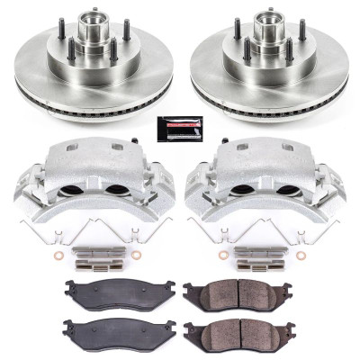 Power Stop 04-05 Ford E-150 Club Wagon Front Autospecialty Kit w/Cals - KCOE4578 Photo - Primary