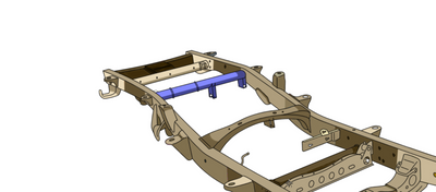 Rustbuster 11-18 Chevy Silverado 2500HD/3500HD Forward Spare Tire Crossmember - RB7836 Photo - Primary