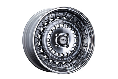 SSR Formula Aero Mesh 18X9.5 +22 Offset MD-Disk 5x114.3 Formula Silver Wheel (S/O - NO CANCEL) - FAM18950+22M5GXS0 Photo - Primary