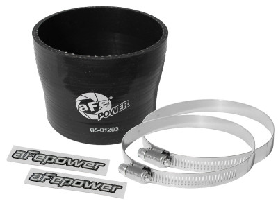 afe Magnum FORCE Intake Coupling Kit (3-3/4 IN ID to 3-1/2 IN ID x 3 IN L) Straight Black - 59-00019 Photo - Primary