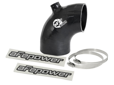 afe Magnum FORCE Intake Coupling Kit (3-1/8IN ID to 2-3/4IN ID x 90 Deg) Elbow Coupler w/ Port Black - 59-00106 Photo - Primary