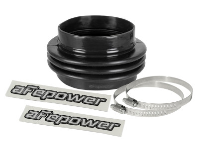 afe Magnum FORCE Intake Coupling Kit (5 IN ID to 4-1/2 IN ID x3-1/4 IN L) Straight Bellow- Black - 59-00112 Photo - Primary