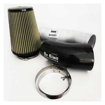 No Limit Fabrication - 6.7 PowerStroke Cold Air Intake Raw PG7 Filter Stage 1 2011-2016 - 67CAIRP11161