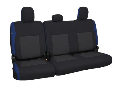 PRP 2021+ Ford 150/ 2023+ SuperDuty Rear Seat Covers (Pair) - Blue - B096-04 Photo - Primary
