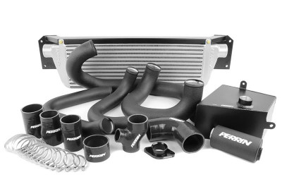 PERRIN 15-21 Subaru WRX Front Mount Intercooler Boost Tubes + Hardware - Black Tubes - PSP-ITR-437-2BK/BK Photo - Primary