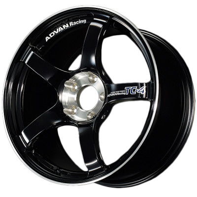 Advan TC4 SE 18x9.5 +45 5-120 Racing Gloss Black & Diamond Cut Wheel - YADS8J45WBF User 1