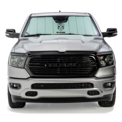 Covercraft 10-18 Dodge Ram 2500/3500 UVS100 Custom Sunscreen with Ram Vertical logo - URL11150FR11SV Photo - Primary